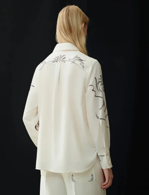 MARELLA Printed Satin Shirt