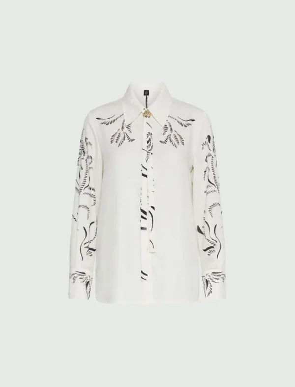 MARELLA Printed Satin Shirt