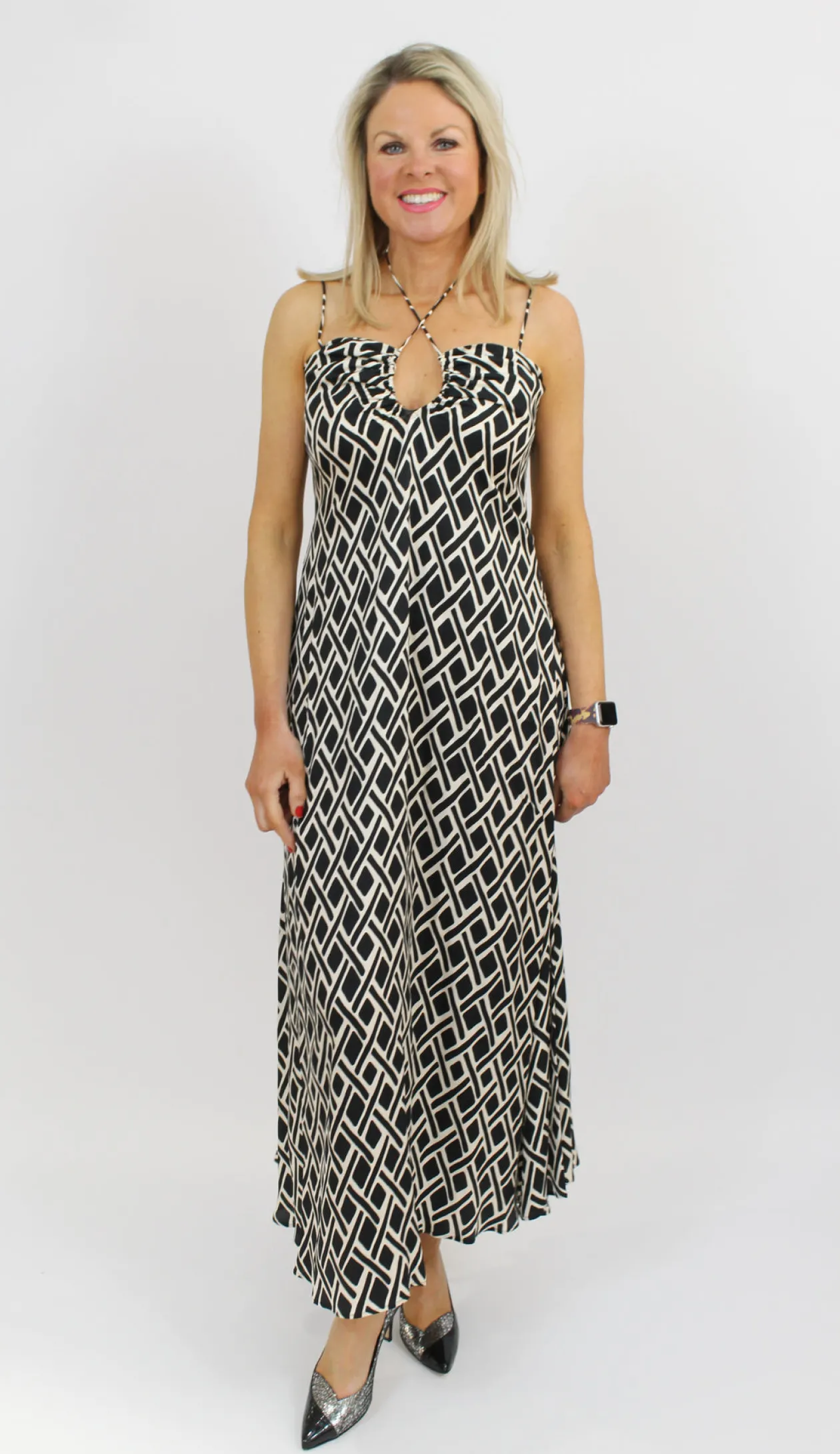 marella_triangle_pattern__0.webp MARELLA Triangle Pattern Dress