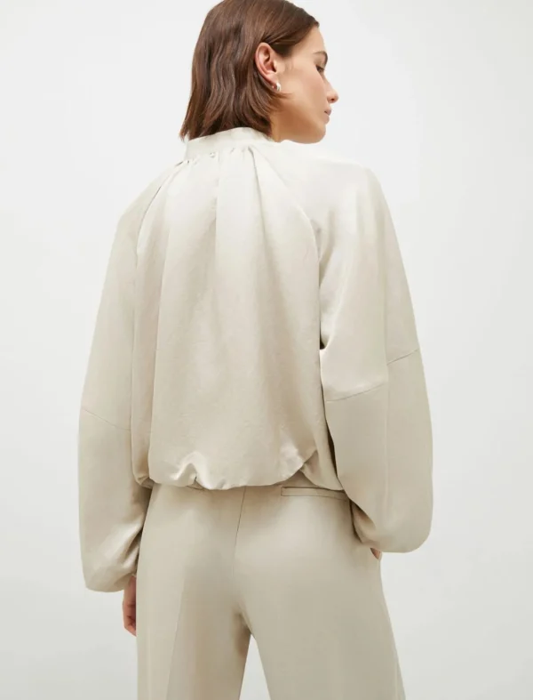 MARELLA Viscose Linen Bomber Jacket