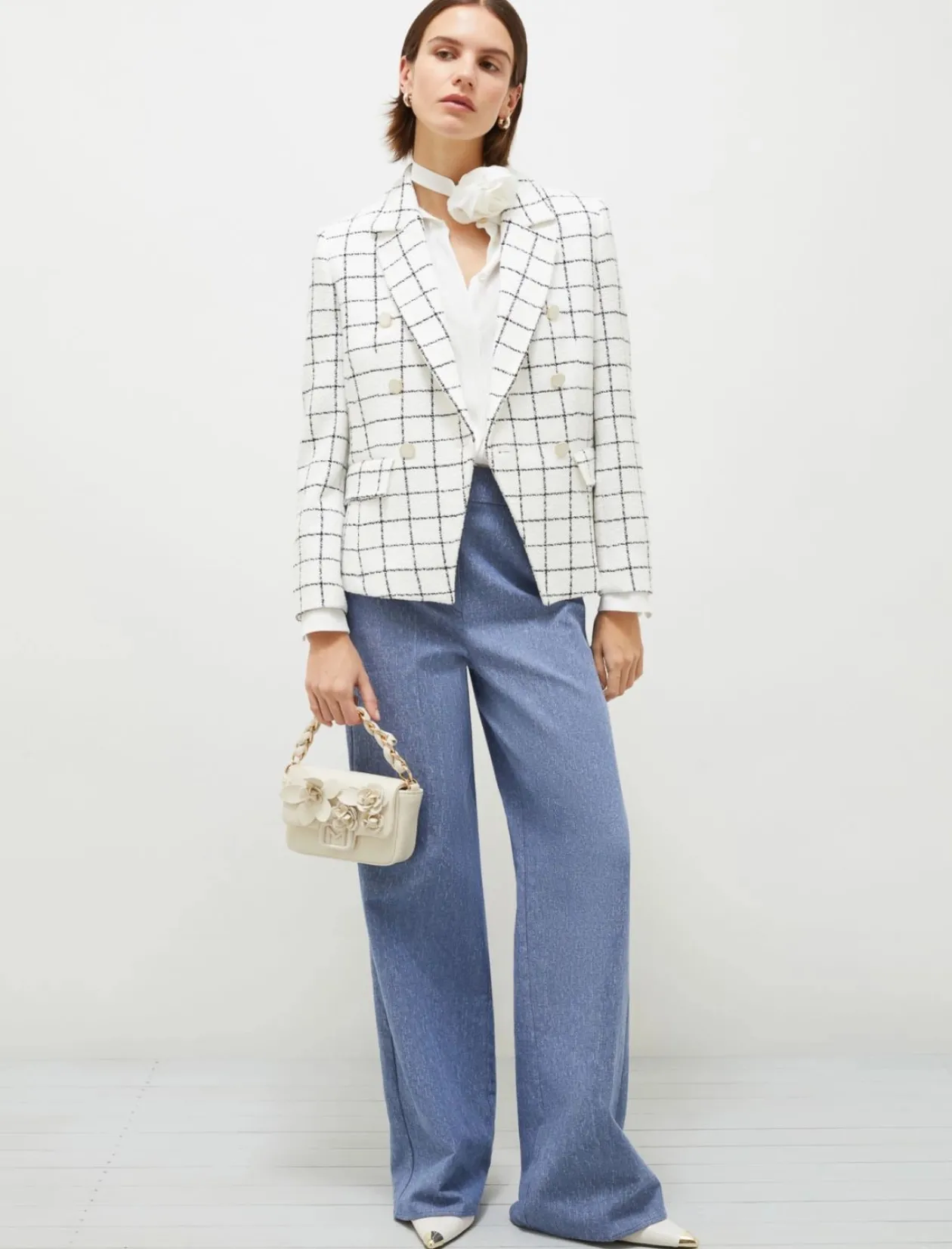 marella_white_check_blaze_2.webp MARELLA White Check Blazer