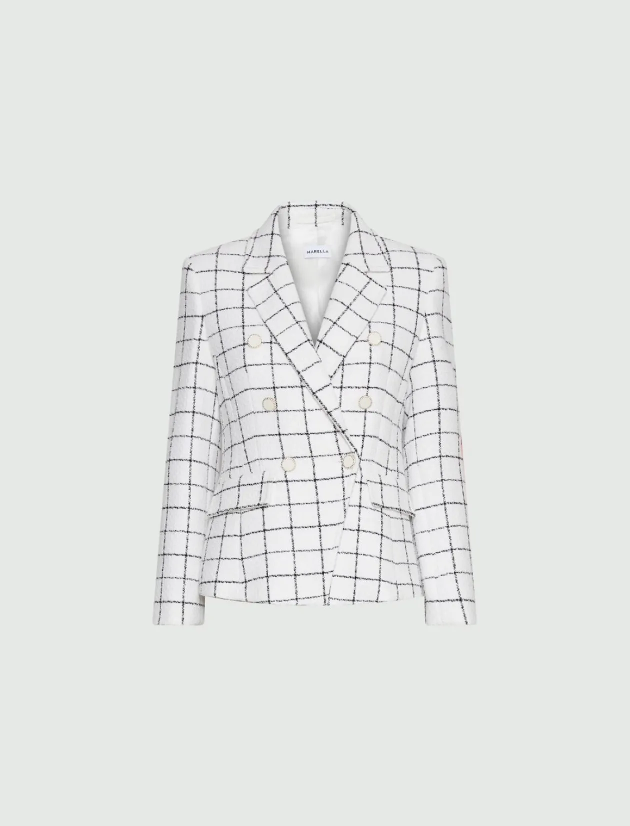 marella_white_check_blaze_4.webp MARELLA White Check Blazer