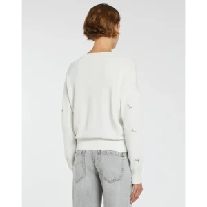 MARELLA White Flower Print Sweater