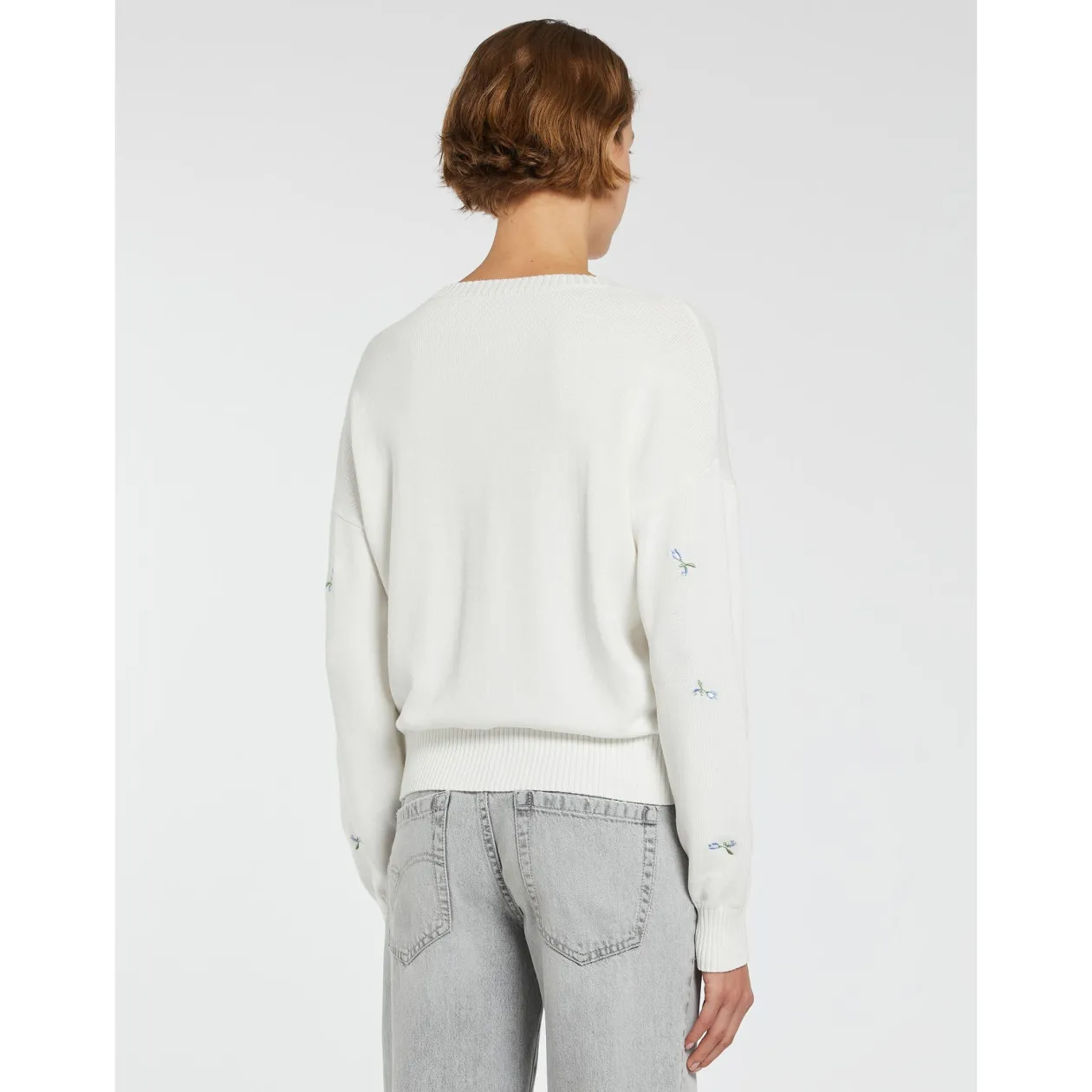 marella_white_flower_prin_2.webp MARELLA White Flower Print Sweater