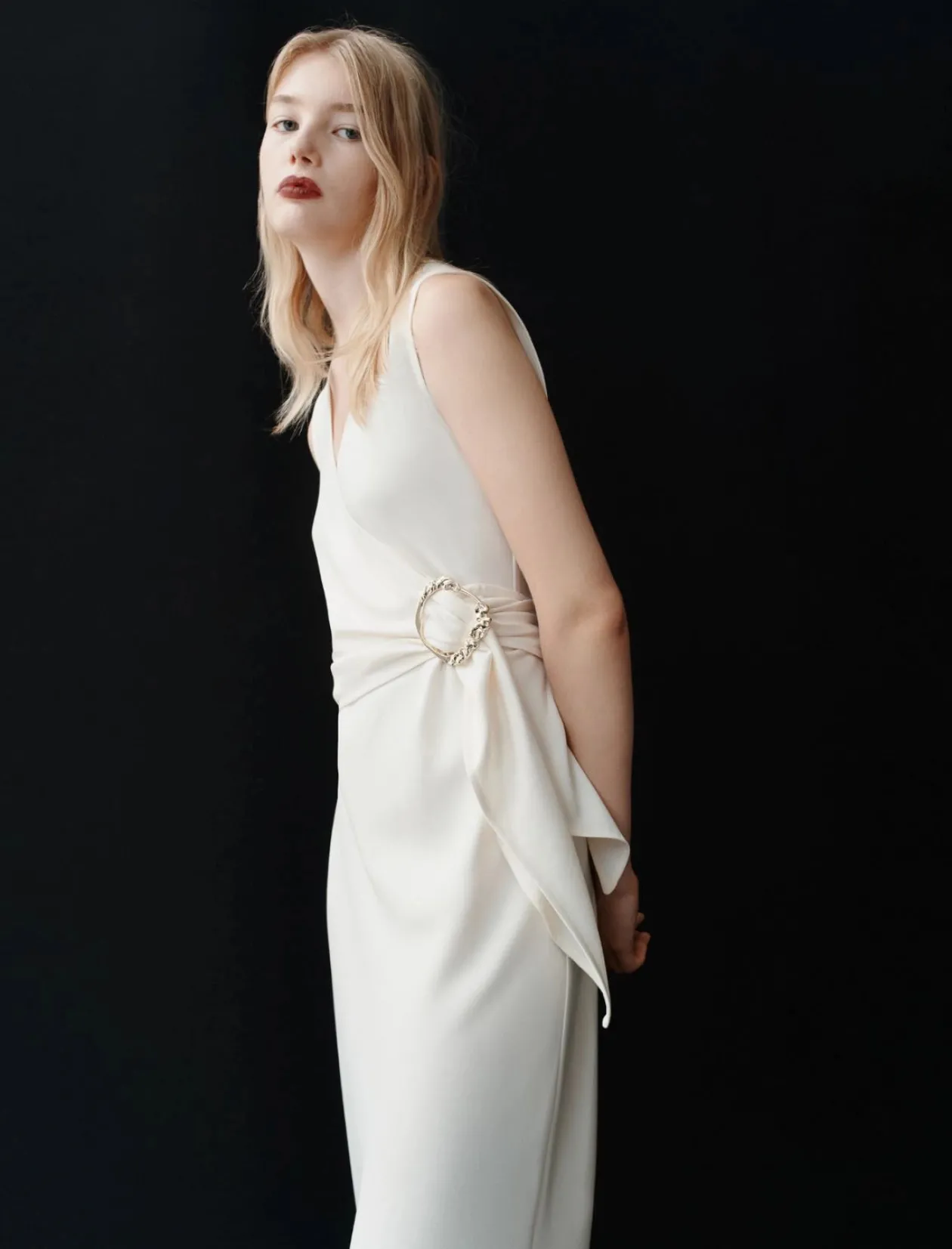 marella_white_satin_dress_1.webp MARELLA White Satin Dress