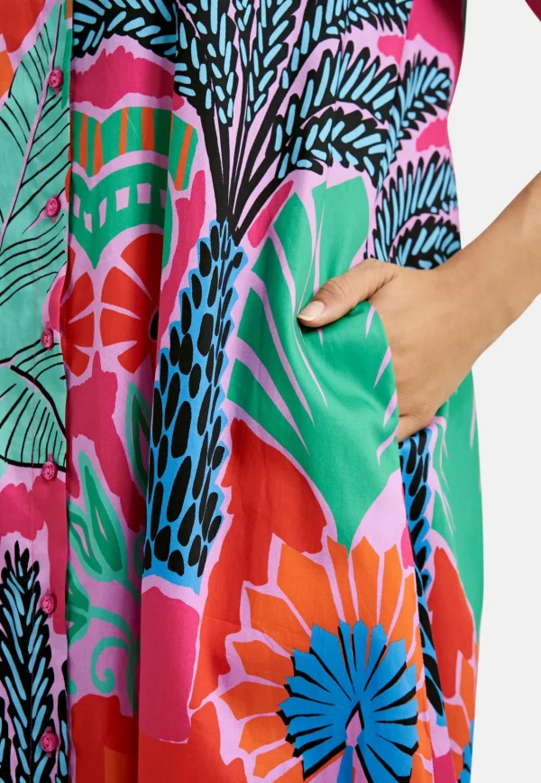 MILANO Multi-colour Midi-Dress