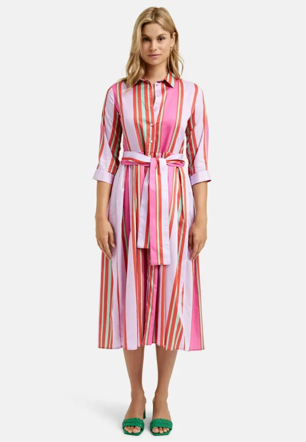 MILANO Pink Stripe Dress