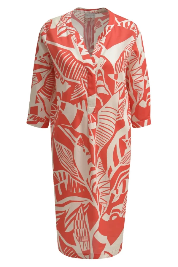 MILANO Red Abstract Dress