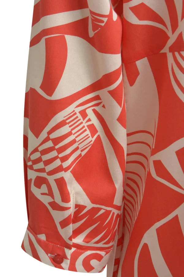 MILANO Red Abstract Dress