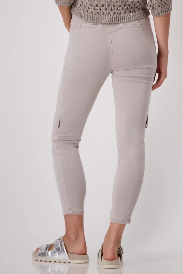 MONARI Beige Cargo trousers