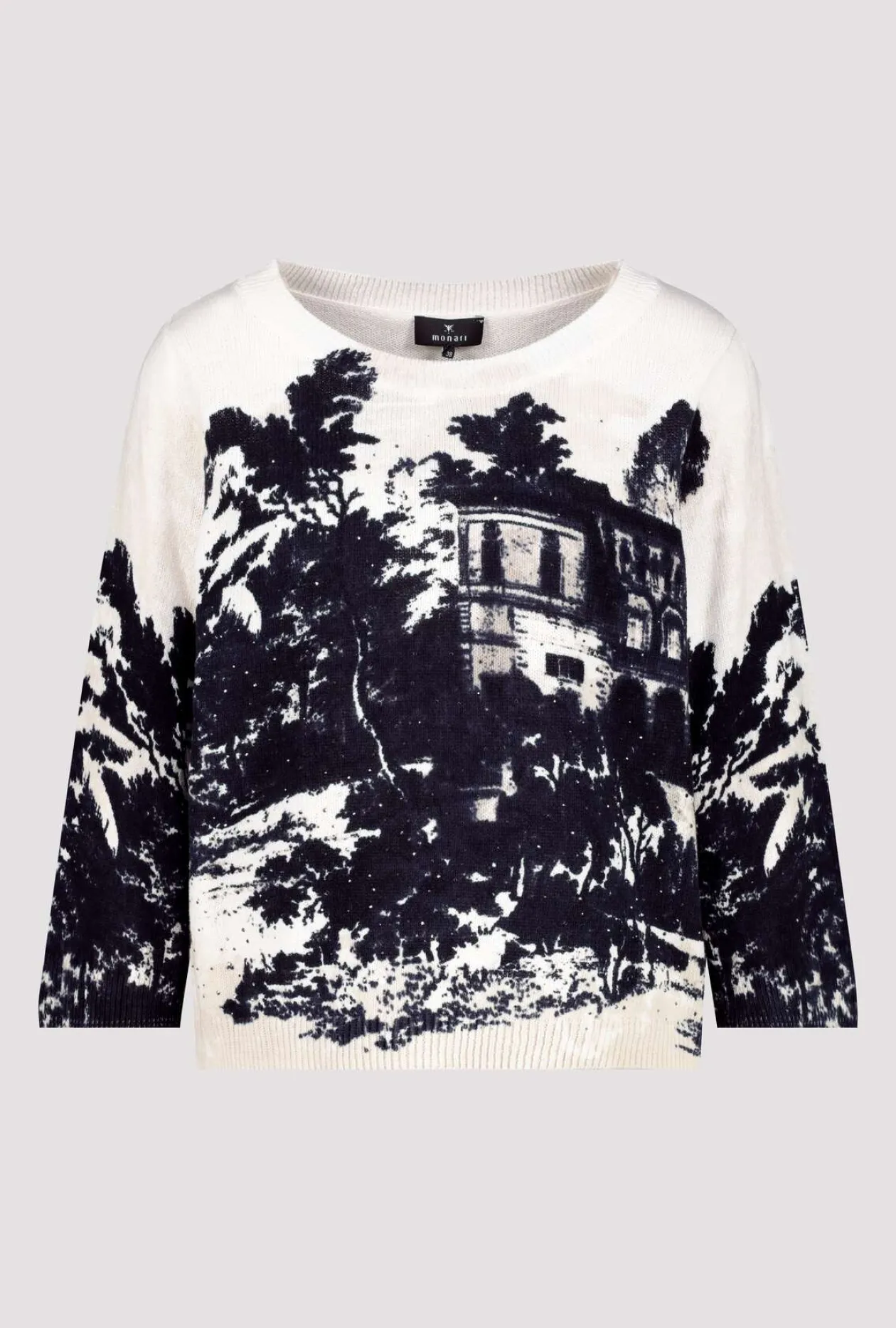 monari_dark_blue_abstract_5.webp MONARI Dark Blue Abstract Pullover