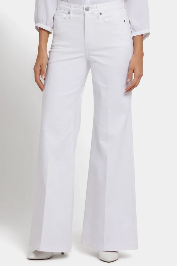 NYDJ Flared White Jeans
