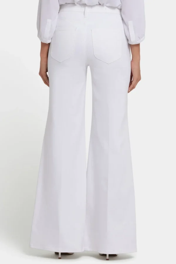 NYDJ Flared White Jeans