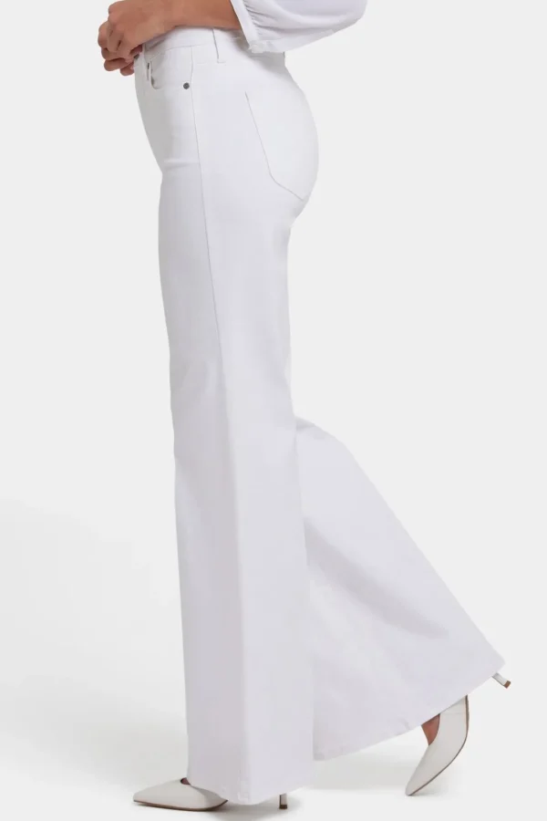 NYDJ Flared White Jeans