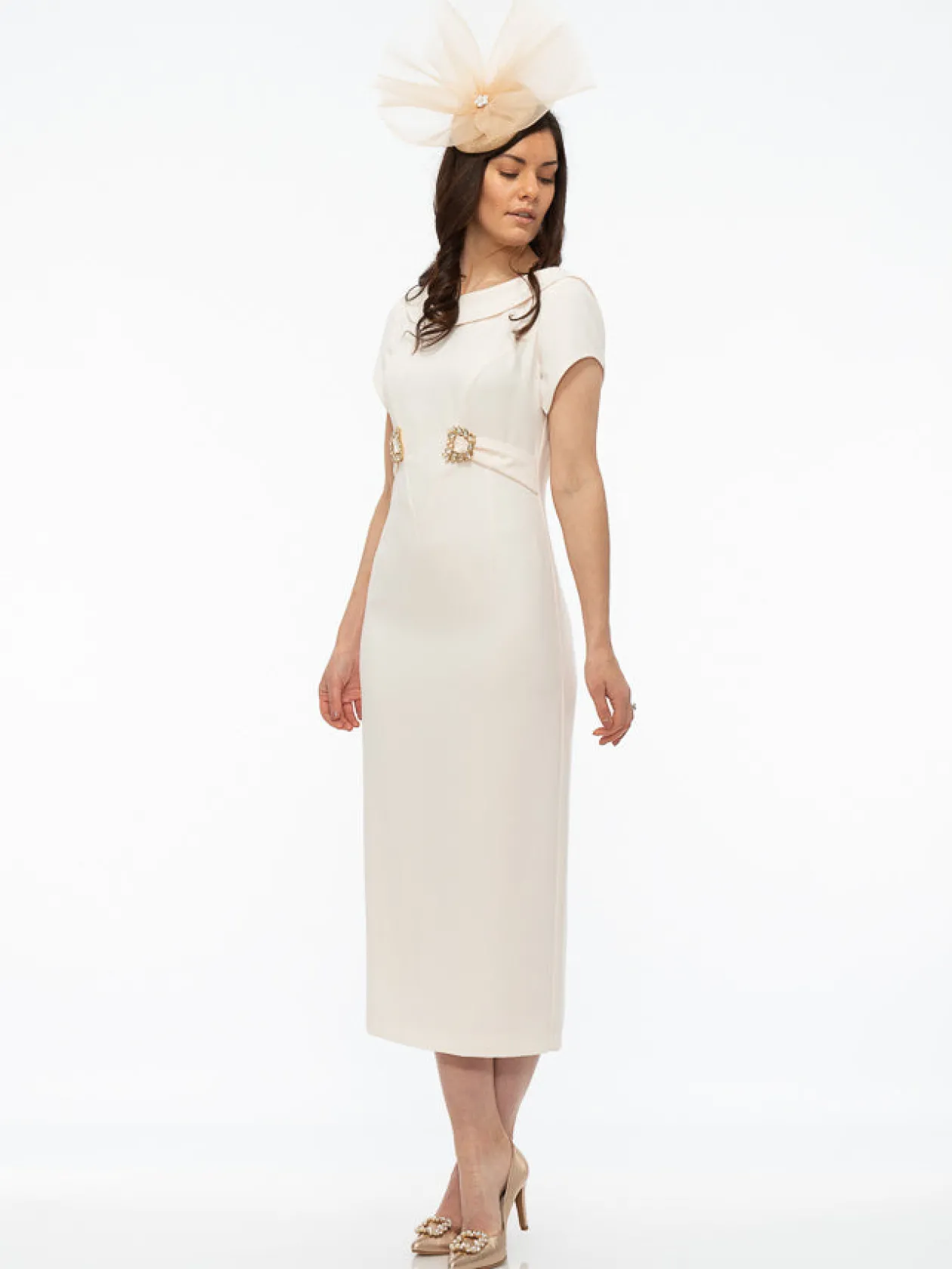 paola_nude_dress_with_dia_4.webp Paola Nude Dress With Diamante Buckle Detail
