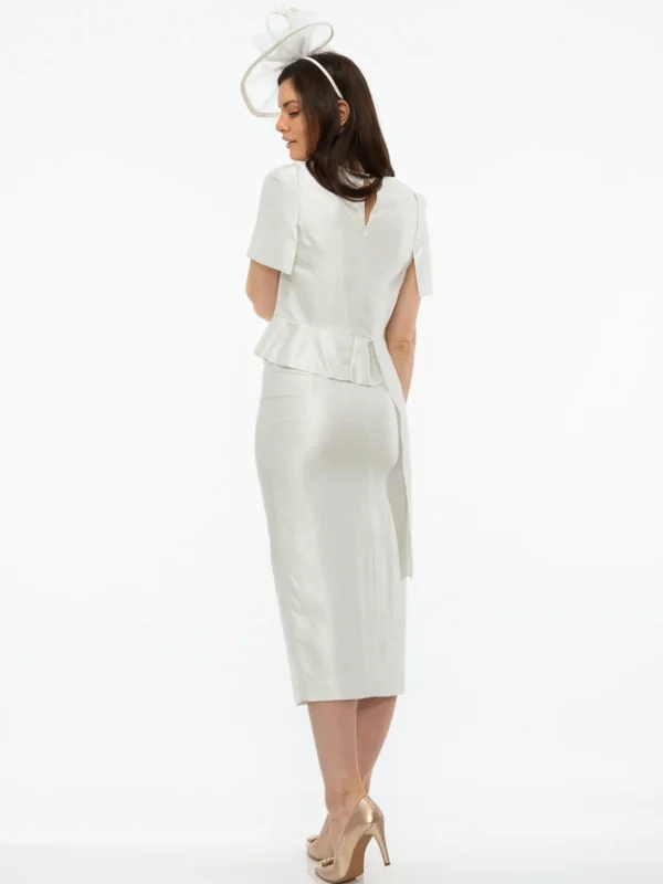 Paola Silver Sparkle Top and Skirt