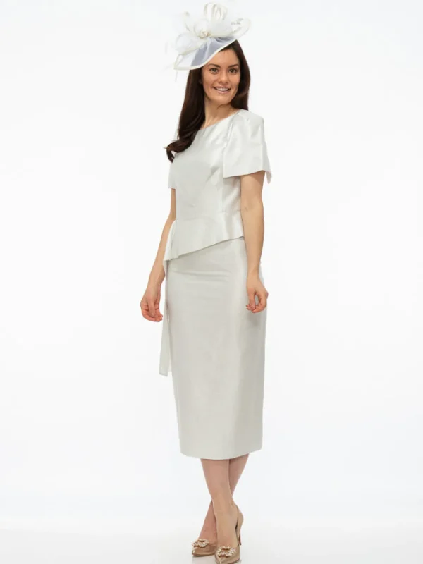 Paola Silver Sparkle Top and Skirt