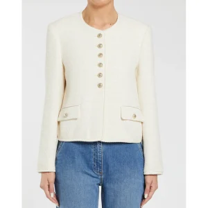 PENNY BLACK Cream Button Up Jacket