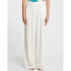 PENNY BLACK Cream Wide Leg Trousers