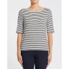 PENNY BLACK Navy Pinstripe T-shirt