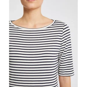 PENNY BLACK Navy Pinstripe T-shirt