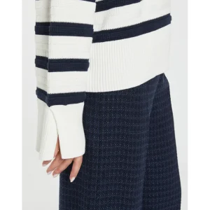 PENNY BLACK Navy Pinstripe Jumper