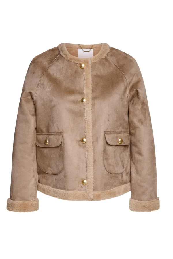 R&R Brown Teddy Jacket