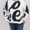SMITH & SOUL Navy Love Sweater